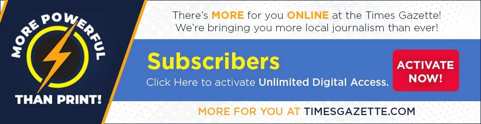 Web Banner for Times Gazette