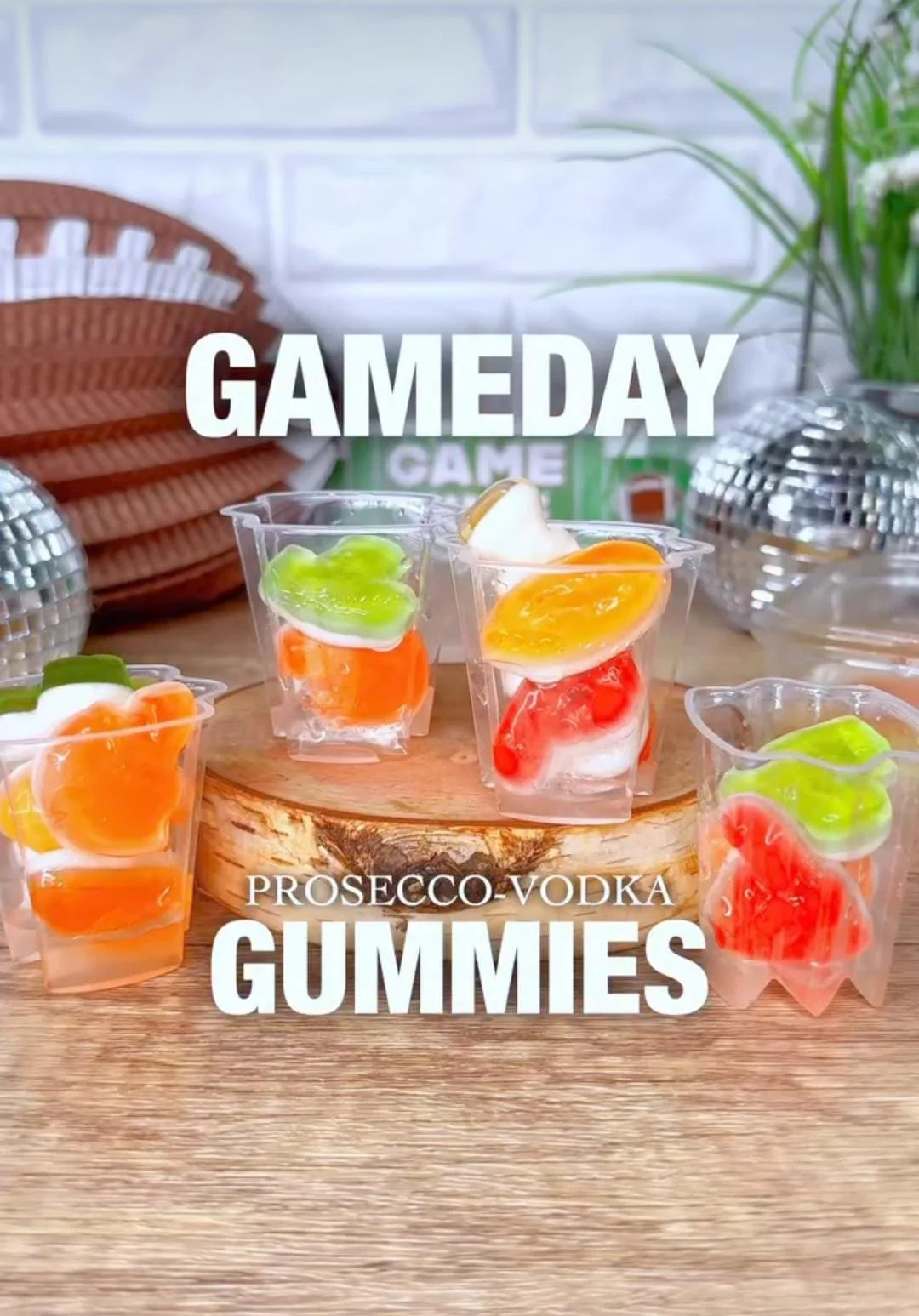 Championship Prosecco-Vodka Gummies 🏈✨