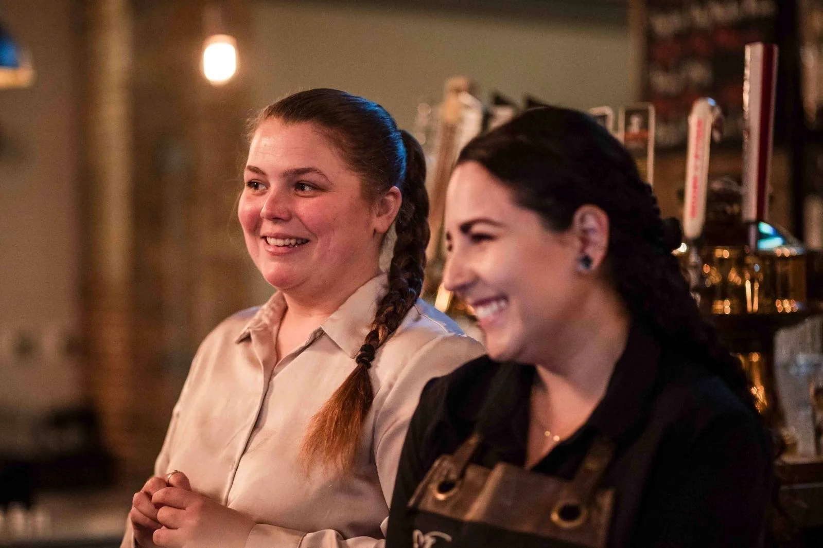 Behind the Bar at The Edison