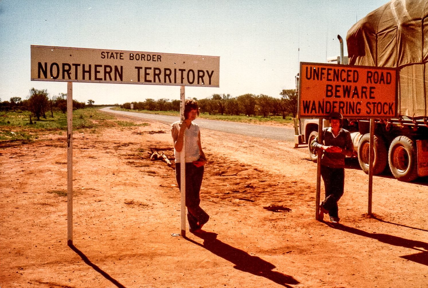 Jan & Angie NT Border 1977.jpg