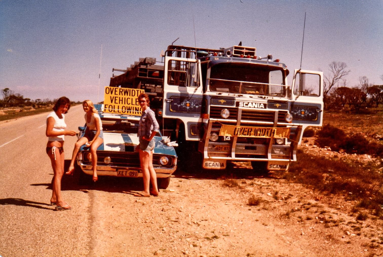 Jan, Angie & Dianne. Perth  Victoria, wide loads 1977-1980.jpg