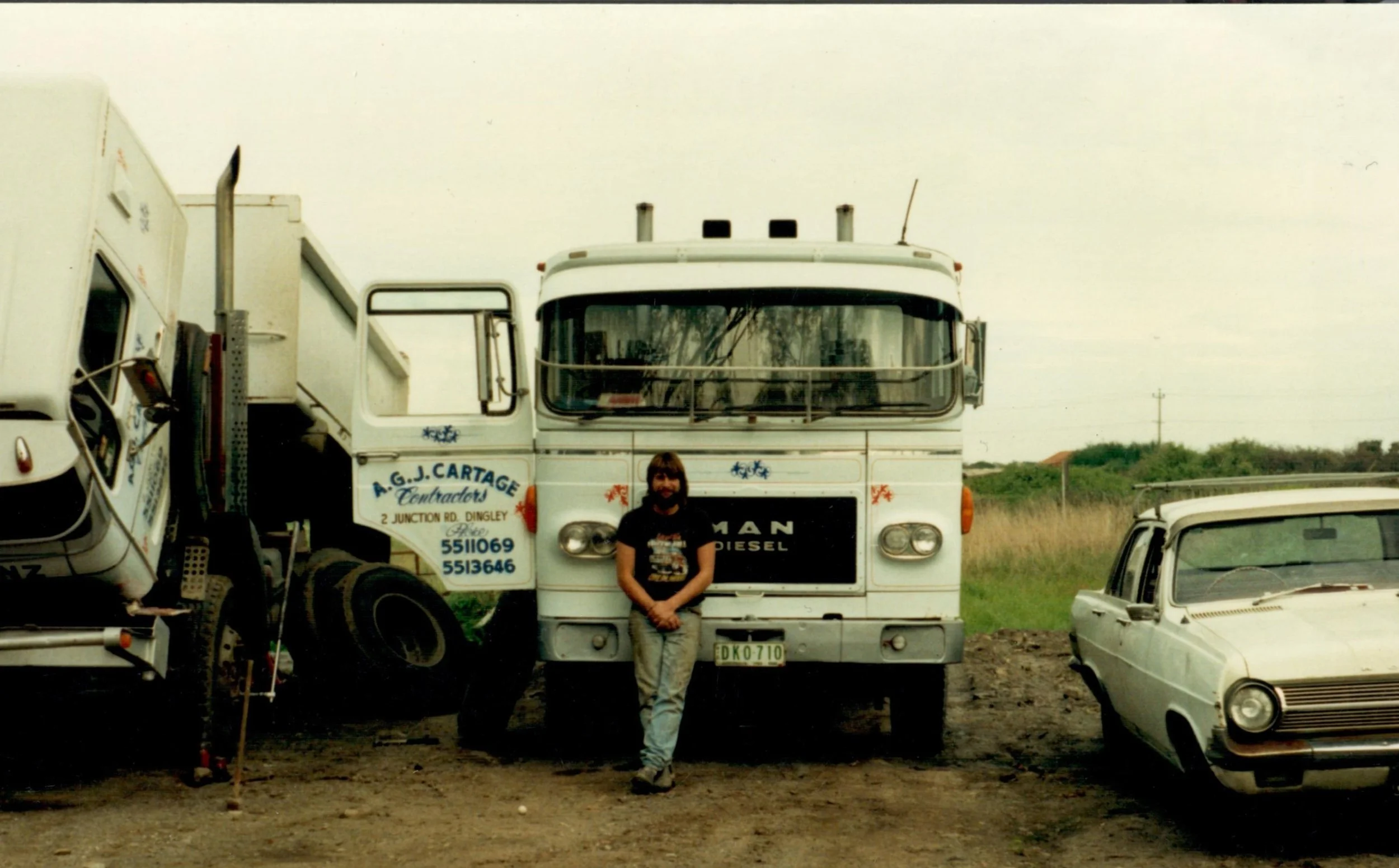Andrew with 1979 MAN Tipper.jpg