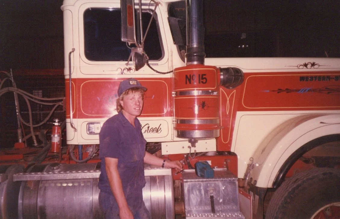 Young Andy with Gulf Transport Western Star.jpg