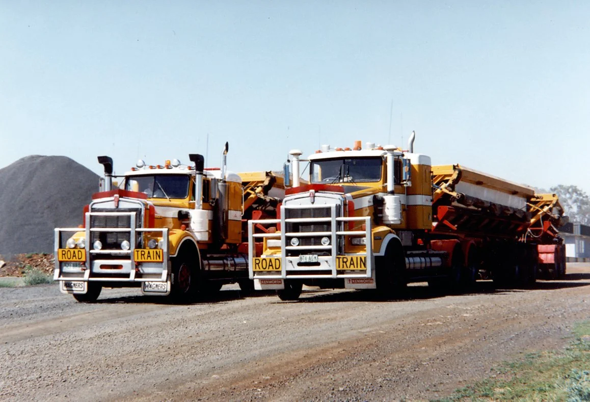 henry wagner WModel and T650 Kenworths.JPG