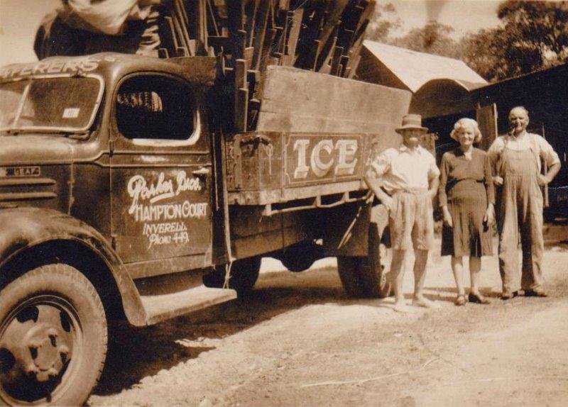 14 Roys parents with Parker Ice delivery truck 1930s.jpg