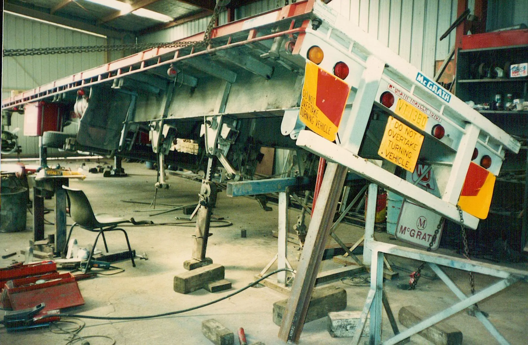 price Ronald Price_Repair damaged Tri-Axle Semi_Wooltrams Bendigo_2.jpg