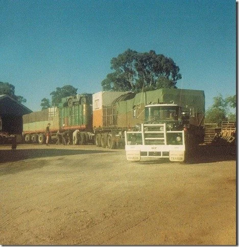 First road train Adelaide to Alice Springs 1978.jpg