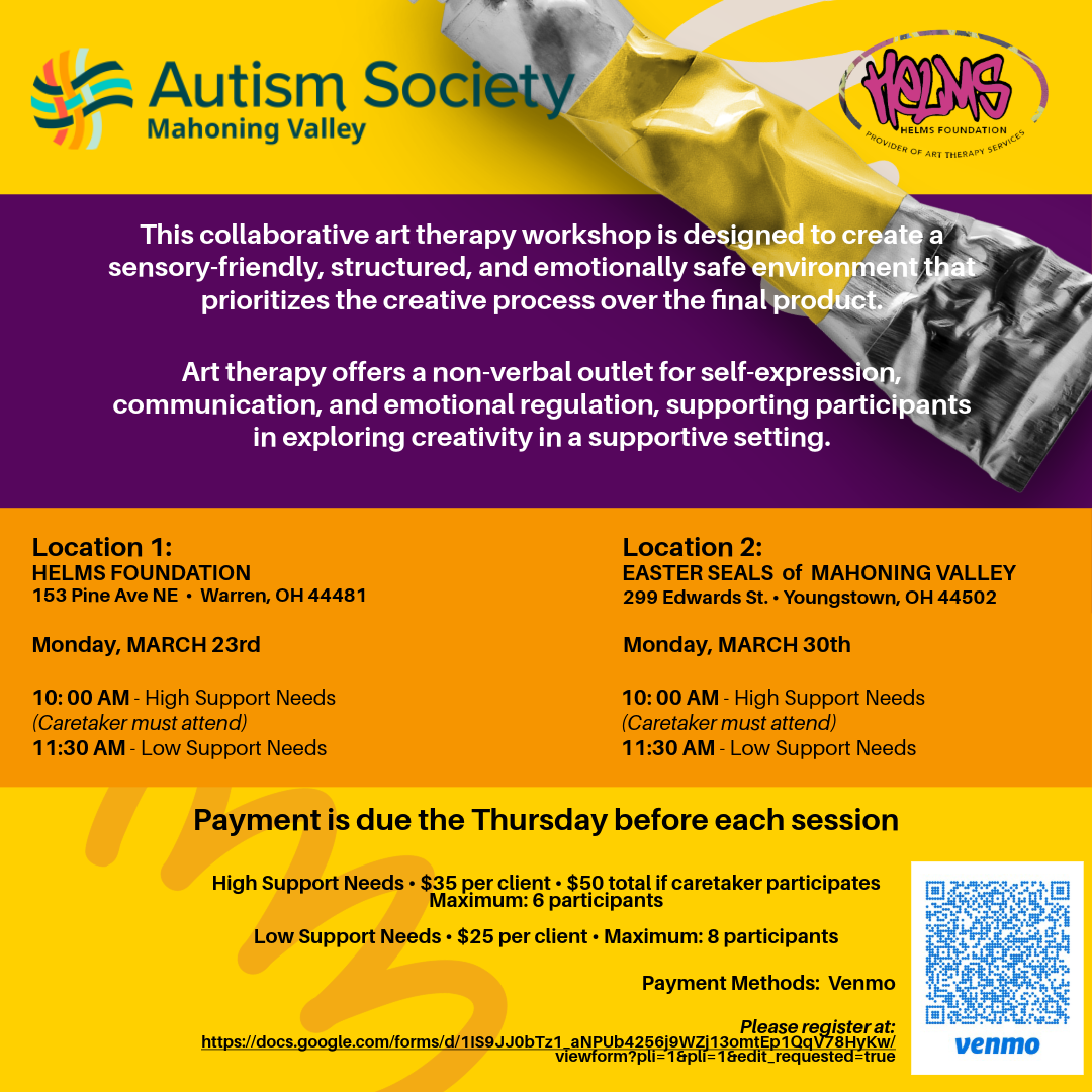 Art Therapy Workshops for Autism (Low Support Needs) 