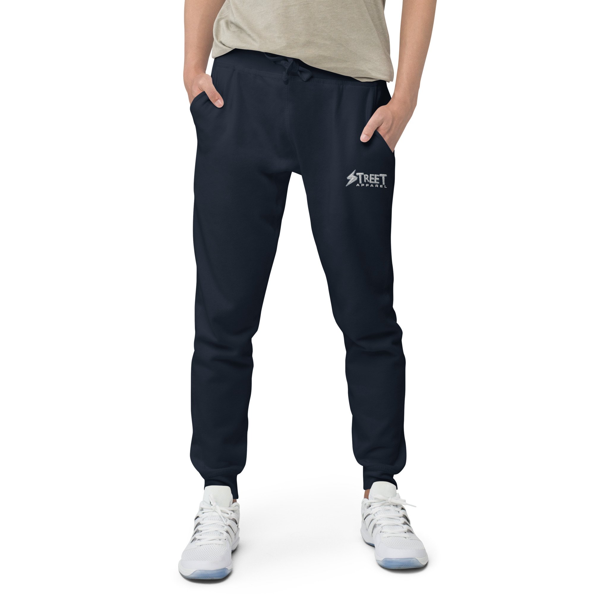 unisex-fleece-sweatpants-navy-blazer-front-64e5bcd98e63c.jpg