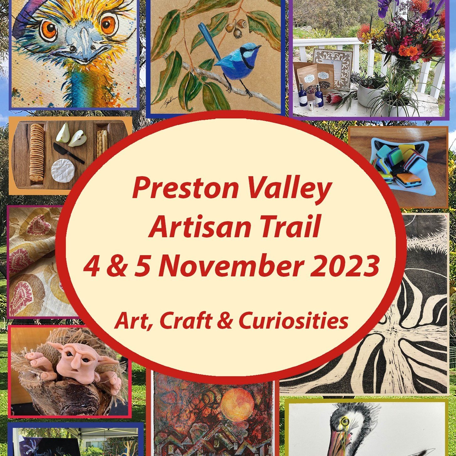 URGENT ARTIST CALL OUT...
a couple of spots have suddently become available on the Trail 4th &amp; 5th November.  Message us if you'd like to be part of this great arty weekend. www.prestonvalleyartisantrail.com.au