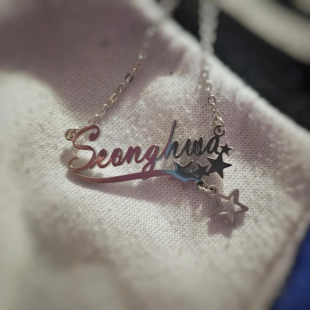 Ateez Bias Name Necklace