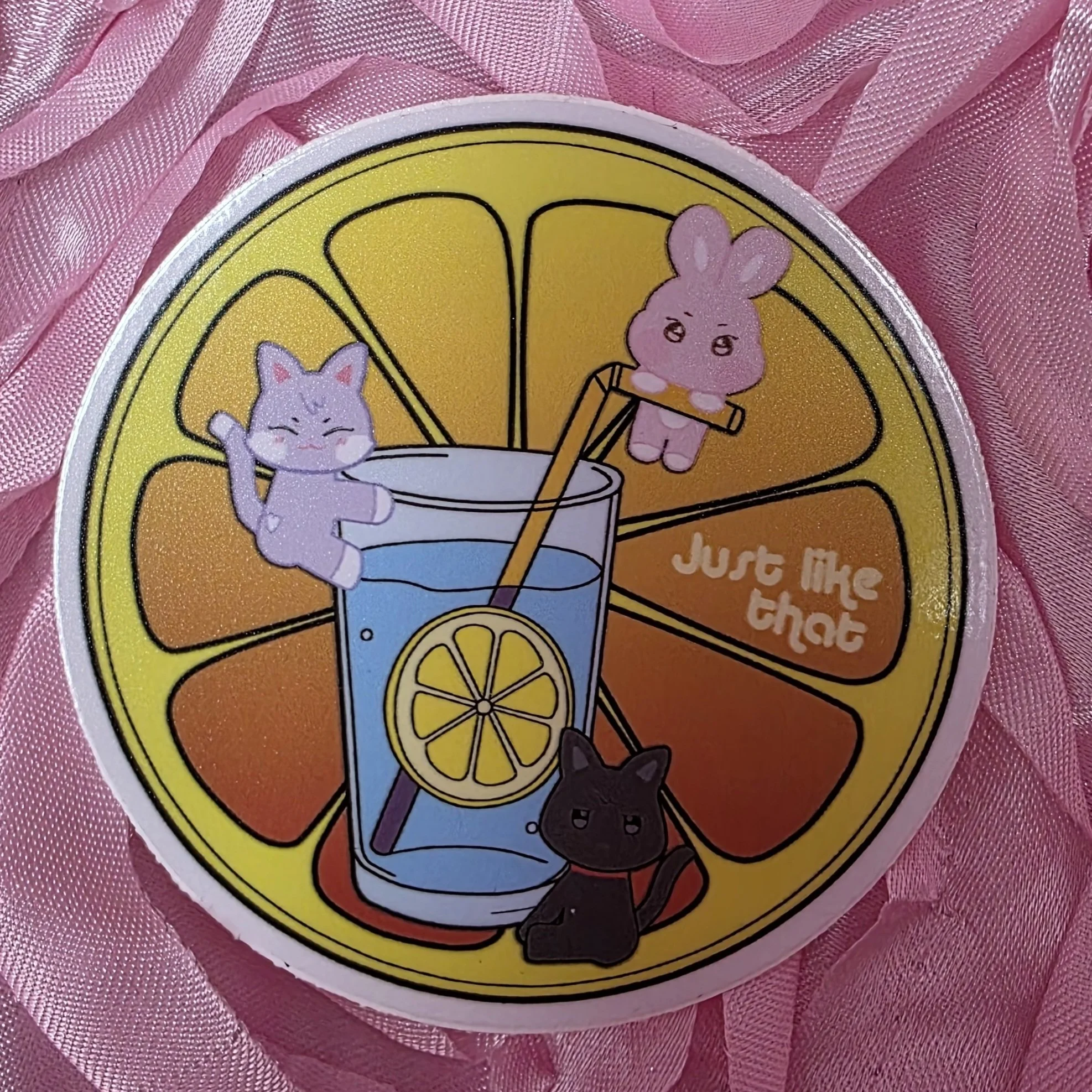 Lemon Drop Animals Sticker