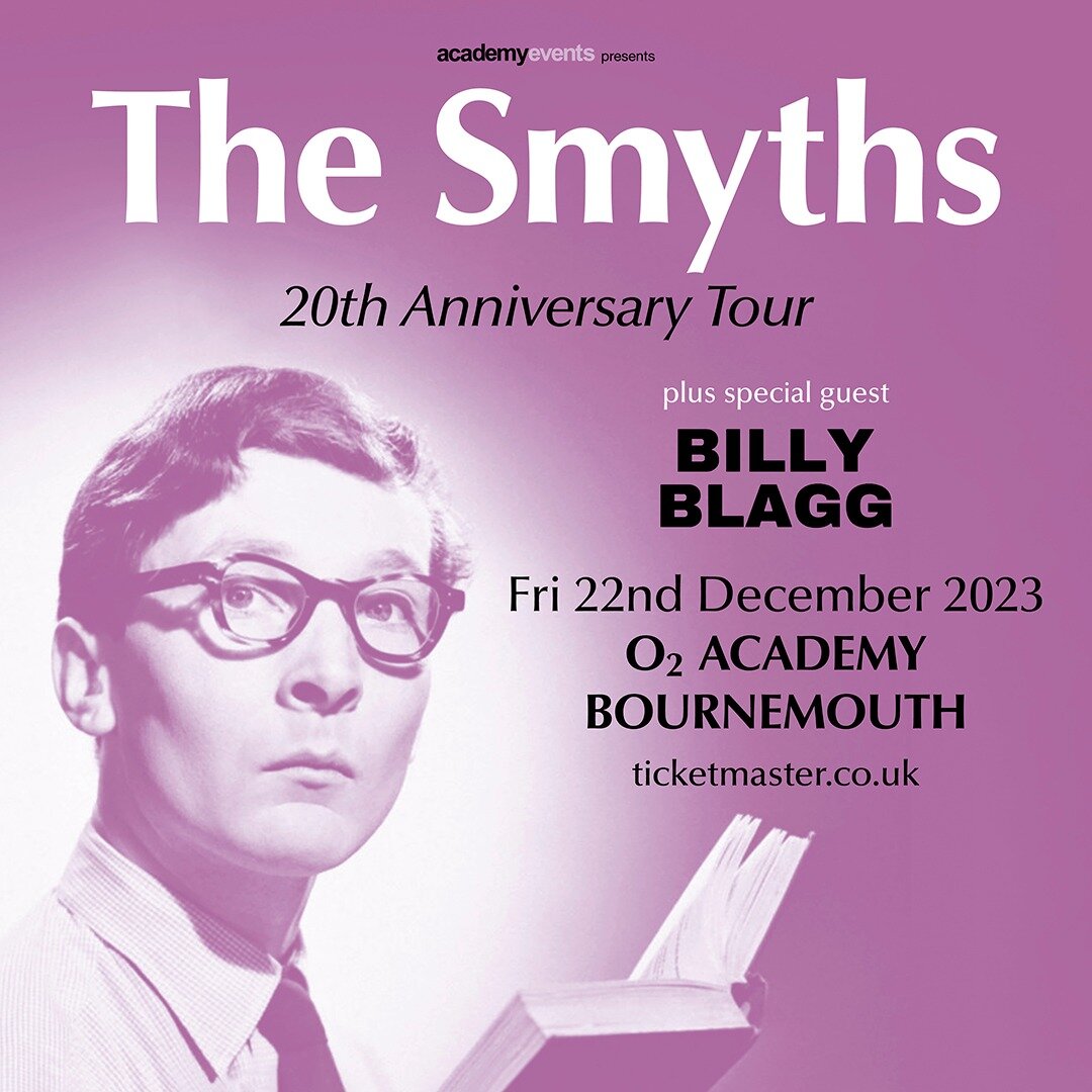 Tomorrow Friday, last gig of the year for me at @o2academybmouth! 
Onstage at 7.45pm, The Smyths @thesmythstributeband  at 8.45pm. 
Come on down for a pre-Christmas knees-up - tickets still available.