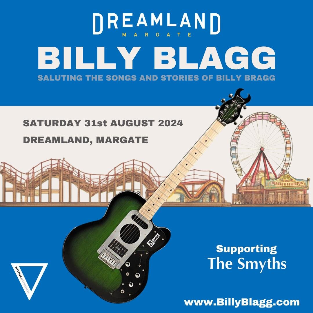 Ooh I do like to be beside the seaside...
Delighted to be heading to @dreamlandmargate on Saturday August 31st. Come along and make a summer weekend of it &ndash; fish &amp; chips, rollercoasters, ice cream, @thesmythstributeband &ndash; what's not t