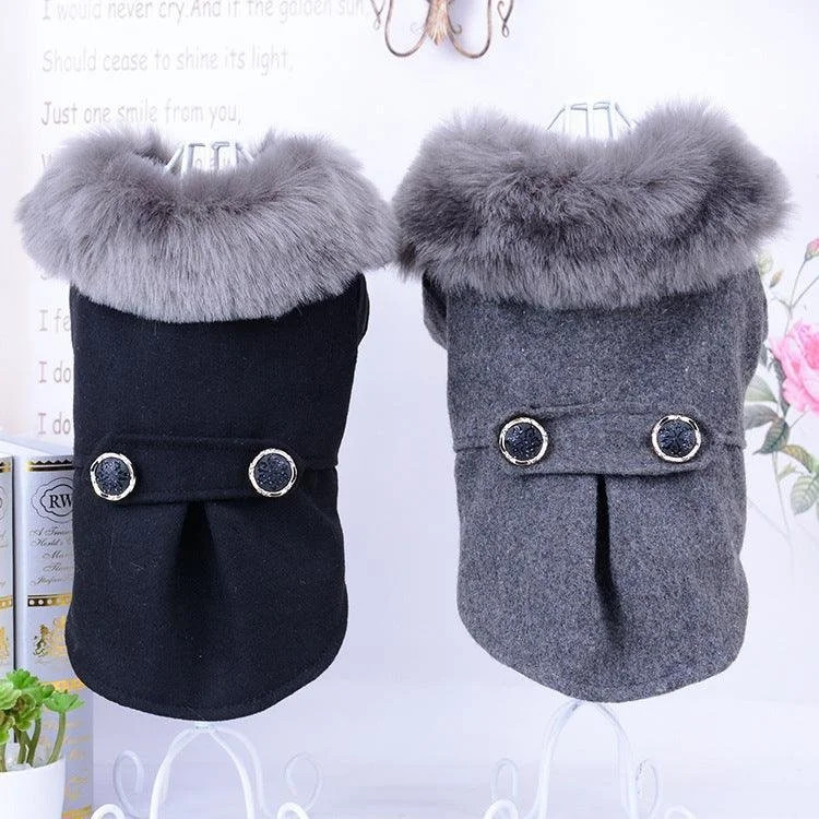 Bipedal Woolen Dog Coat