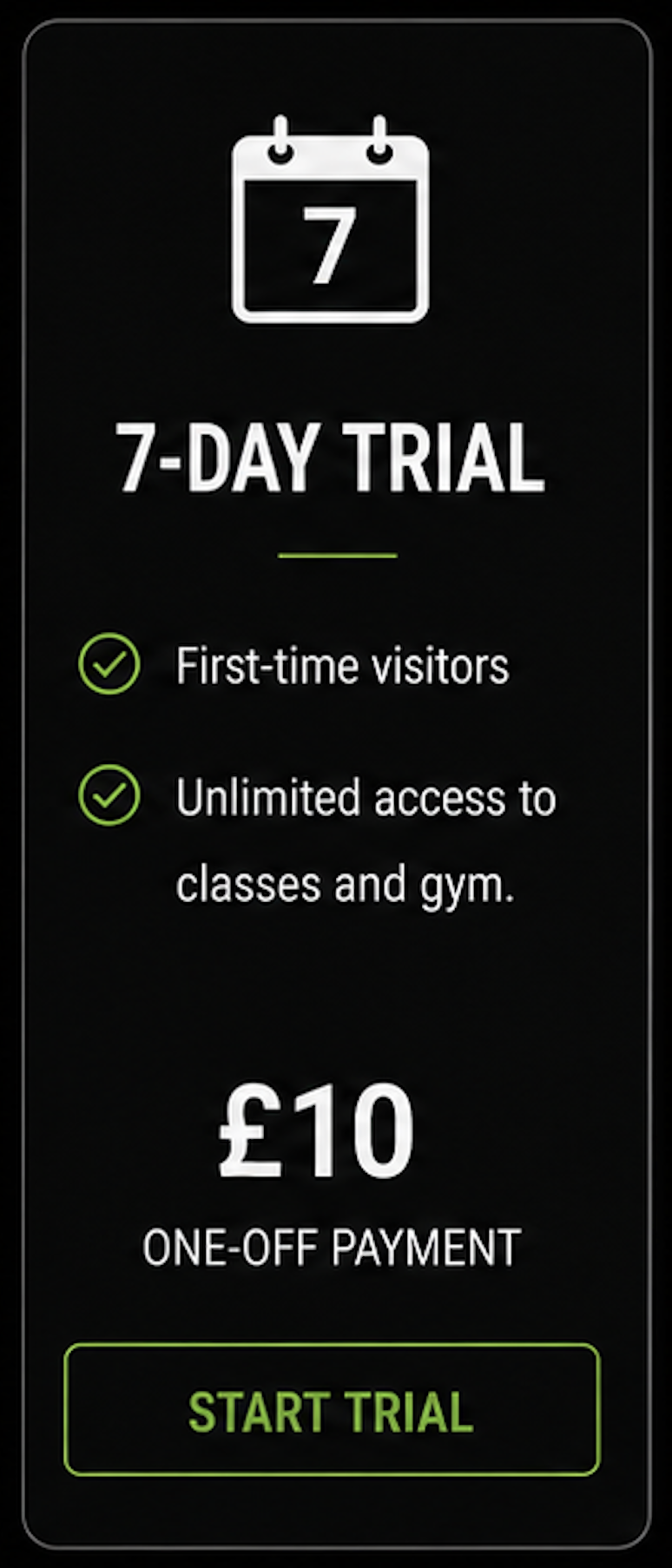 Pantheon Plymouth 7-day gym trial membership with unlimited access to fitness classes and gym facilities for first-time visitors.