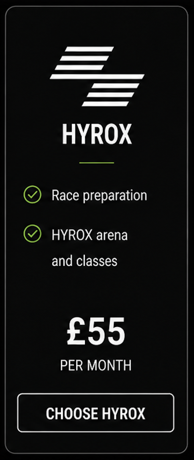 Pantheon Plymouth HYROX membership with access to HYROX classes, race preparation coaching and dedicated training facilities.
