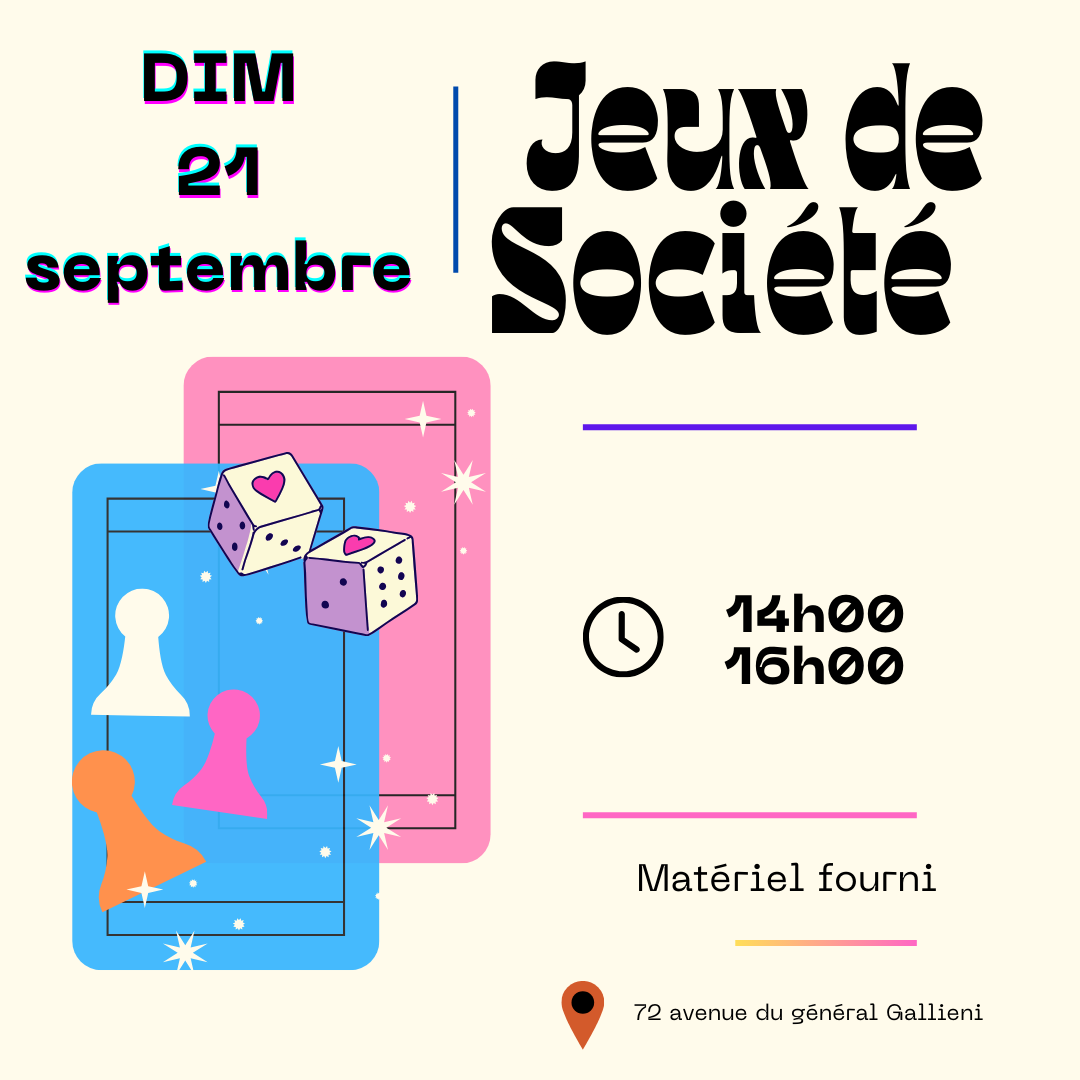 Après-midi jeux de société