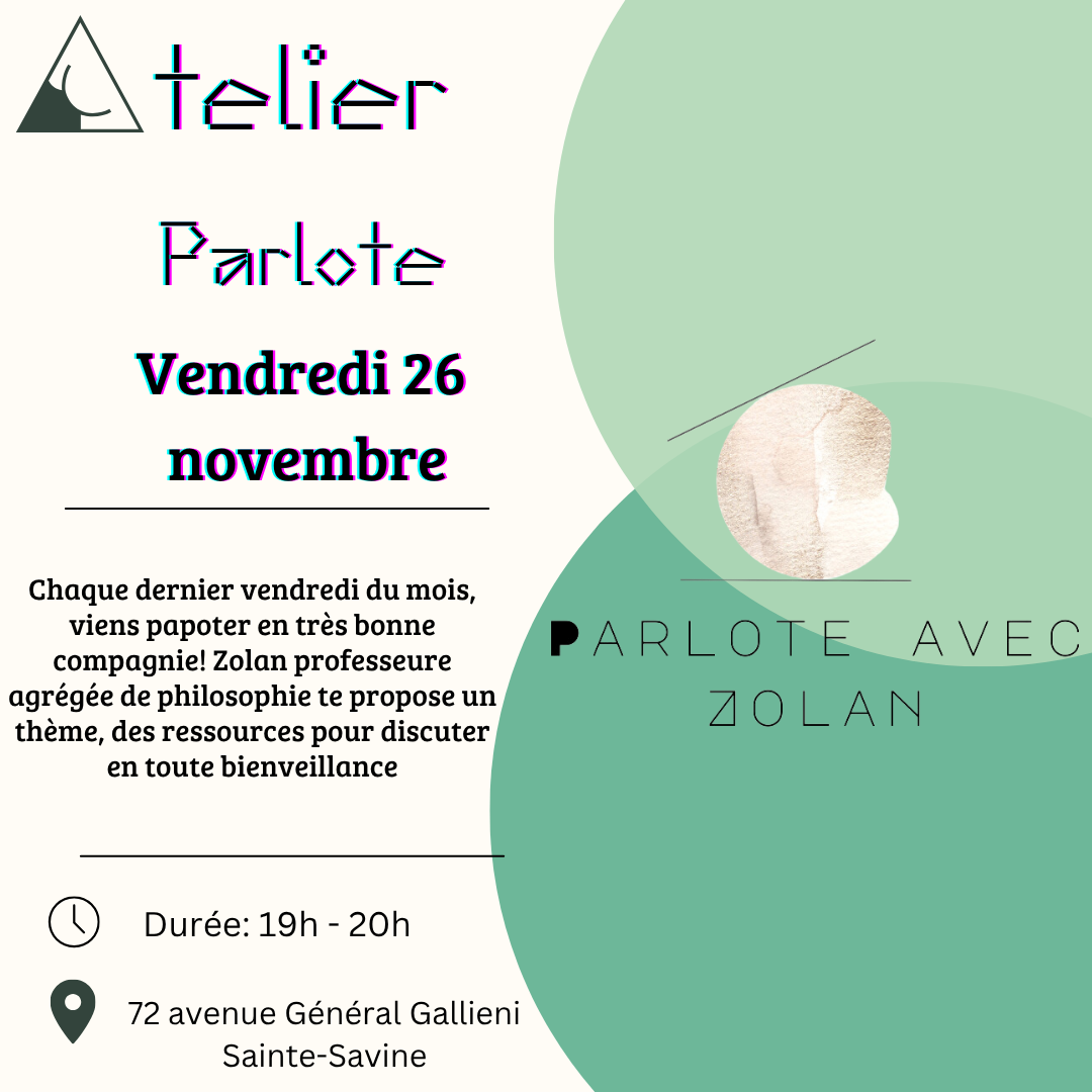 Atelier parlotte avec Zolan