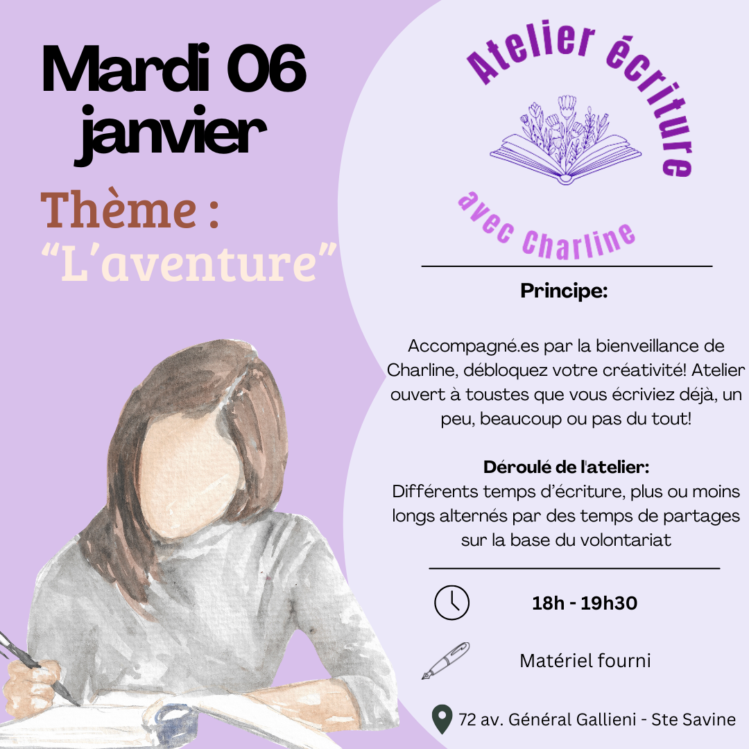 Atelier d’écriture - Thème : l’aventure