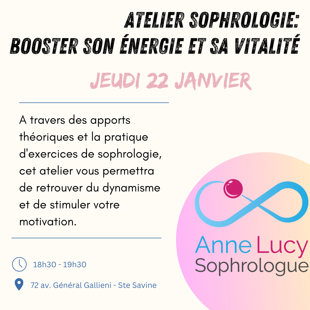 Atelier de sophrologie - Booster son Énergie et sa vitalité