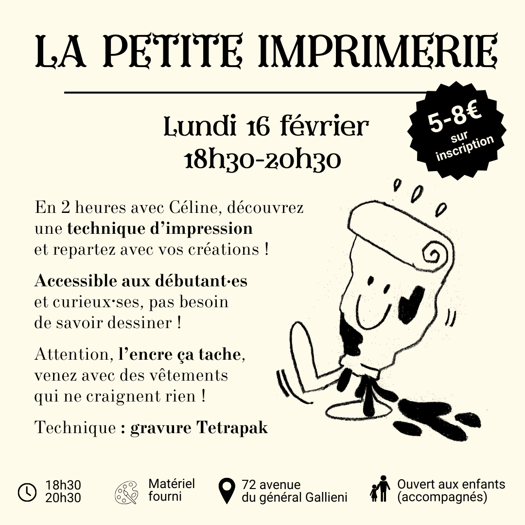 La petite imprimerie - gravure Tetrapak