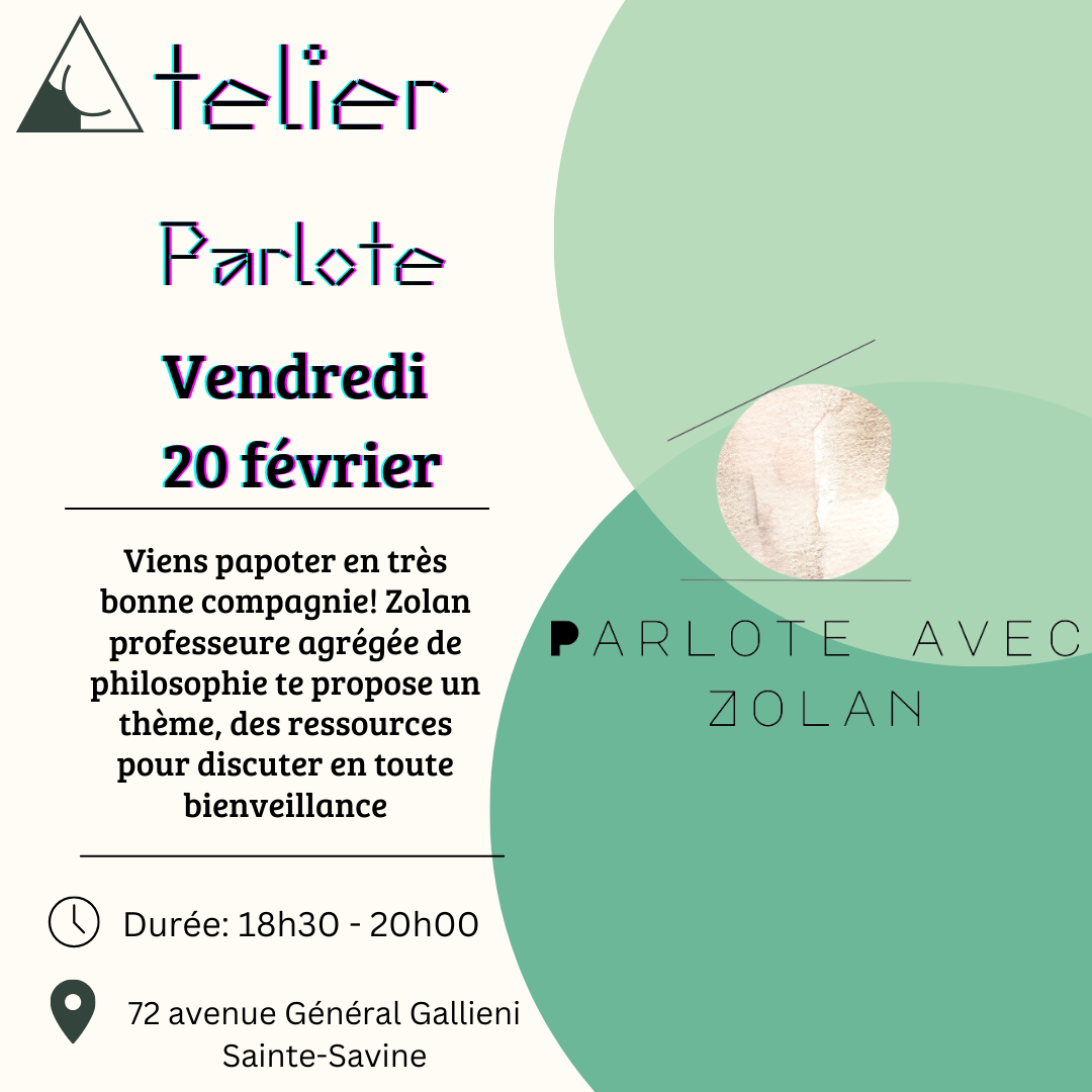 Atelier parlotte avec Zolan