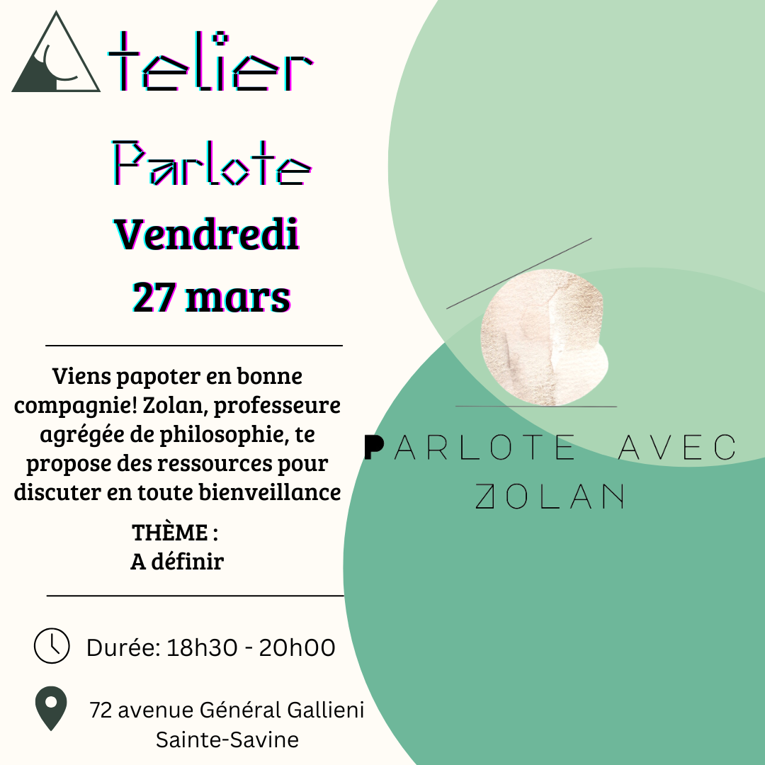 Atelier parlotte avec Zolan