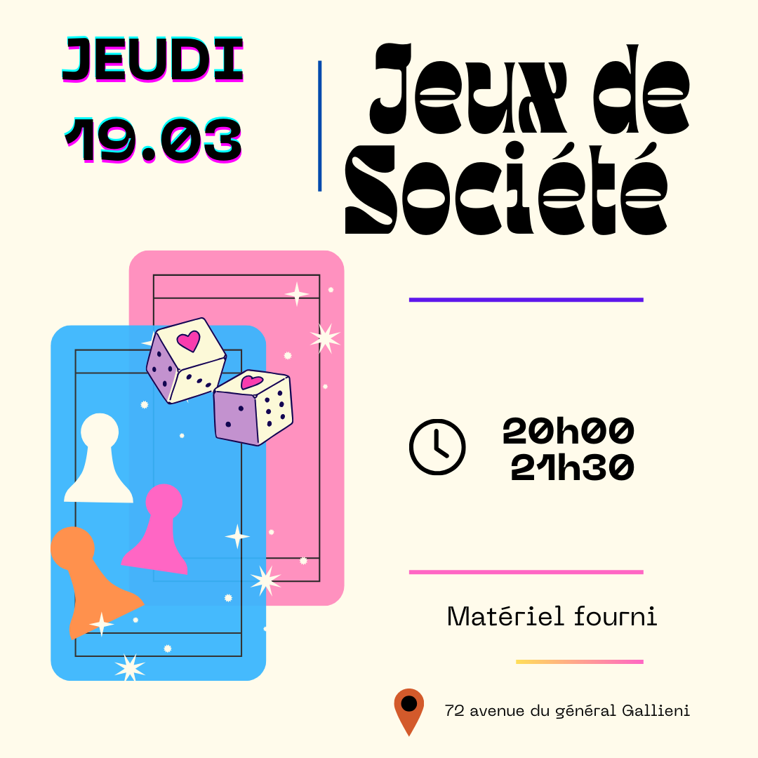 Après-midi jeux de société
