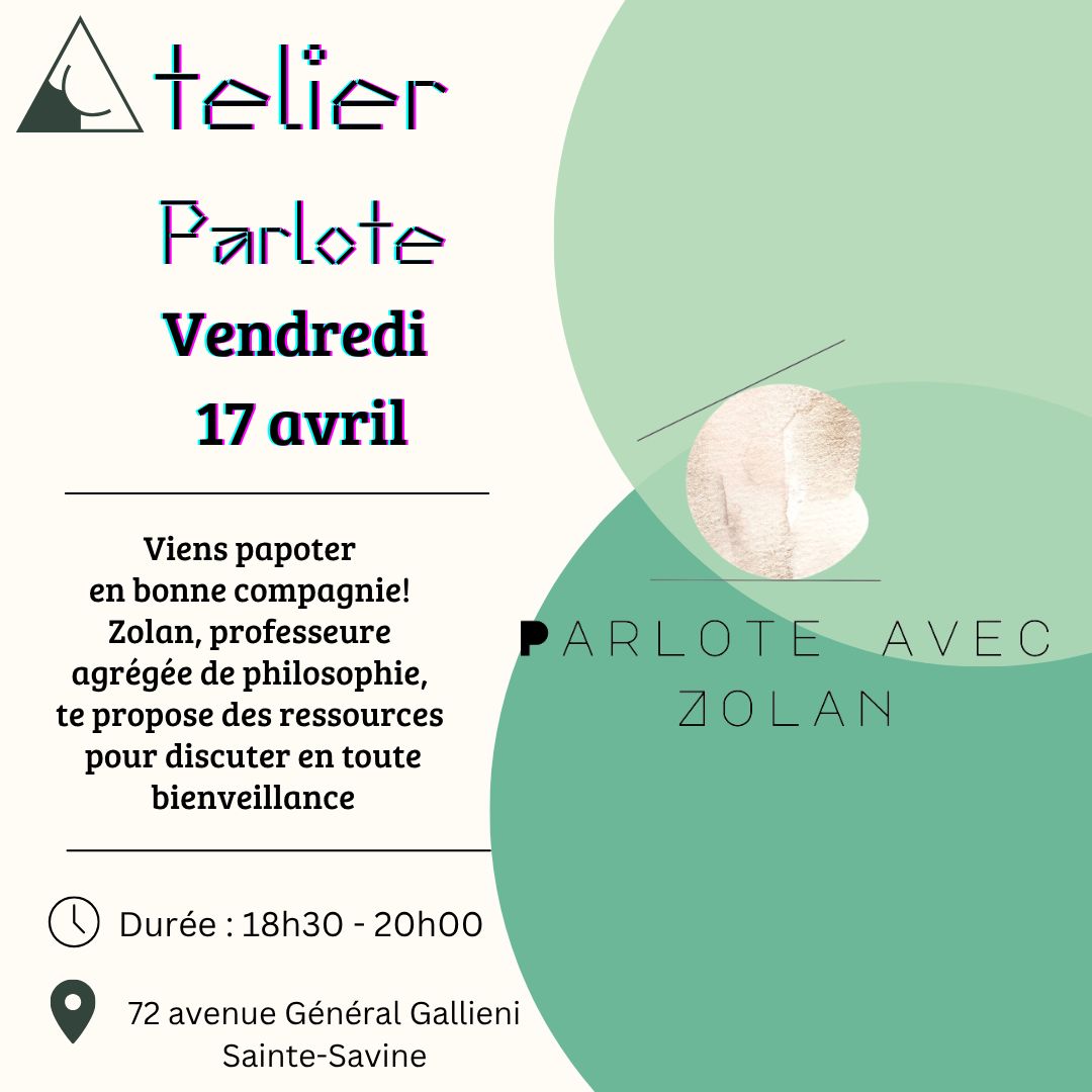 Atelier parlotte avec Zolan