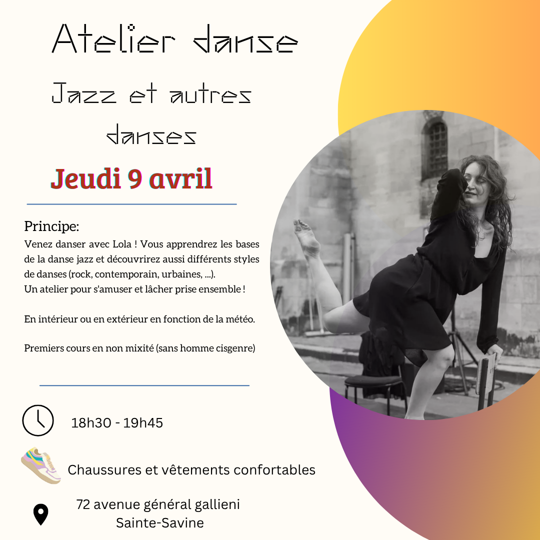 Atelier danse - jazz et autres danses