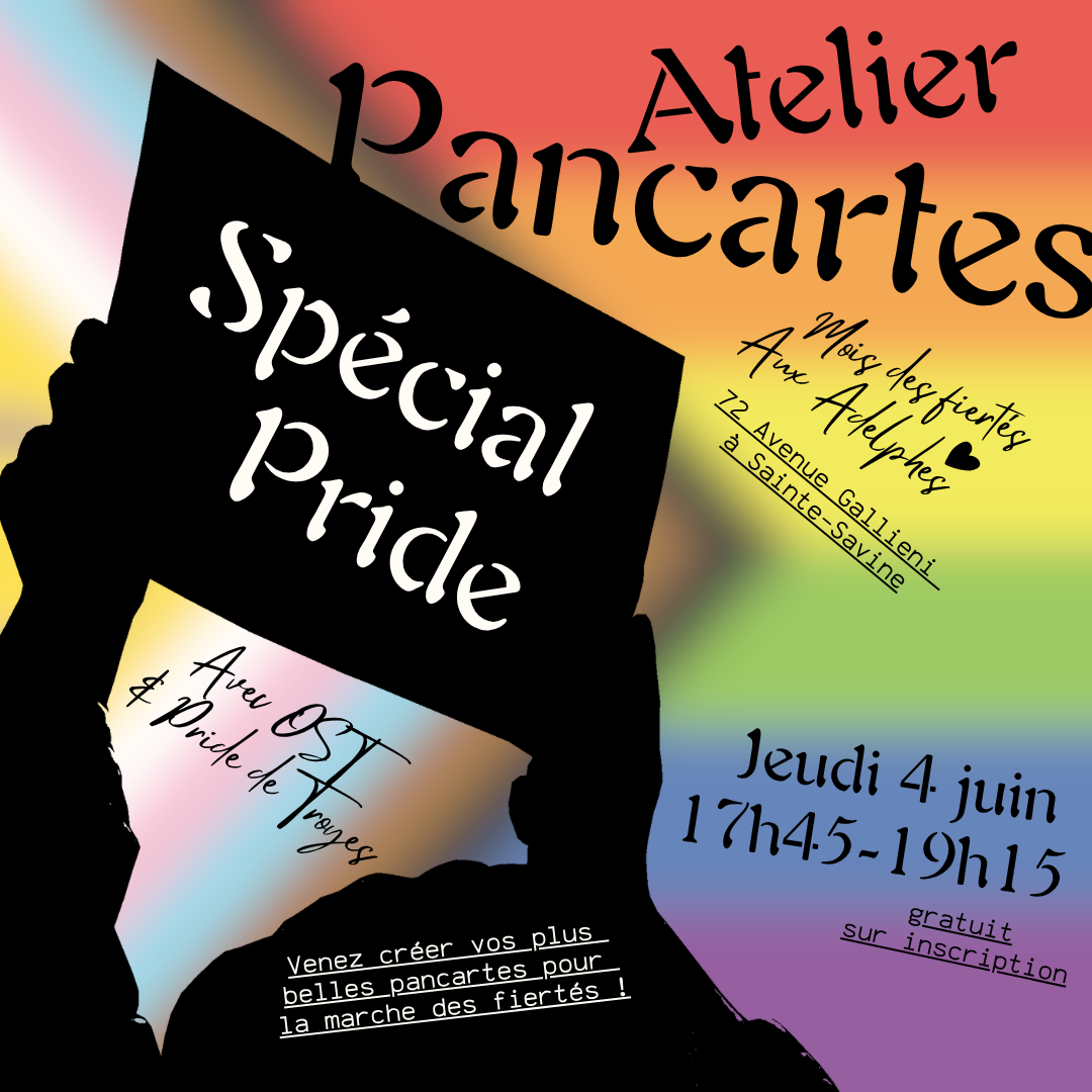 Atelier pancartes Pride