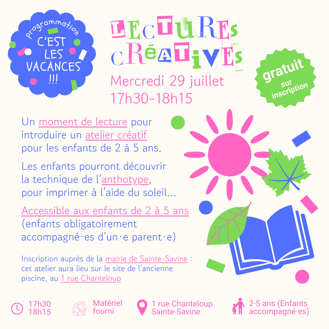 Lectures créatives - 2-5 ans