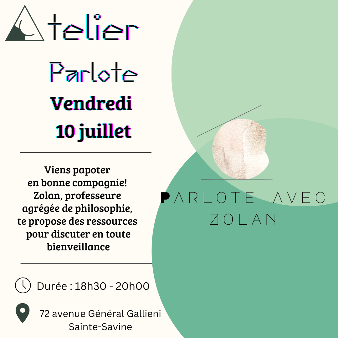 Atelier parlotte avec Zolan