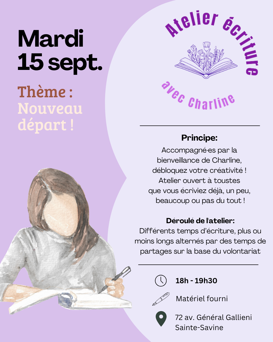 Atelier d’écriture