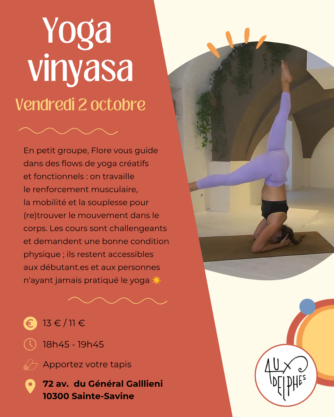 Cours de yoga vinyasa