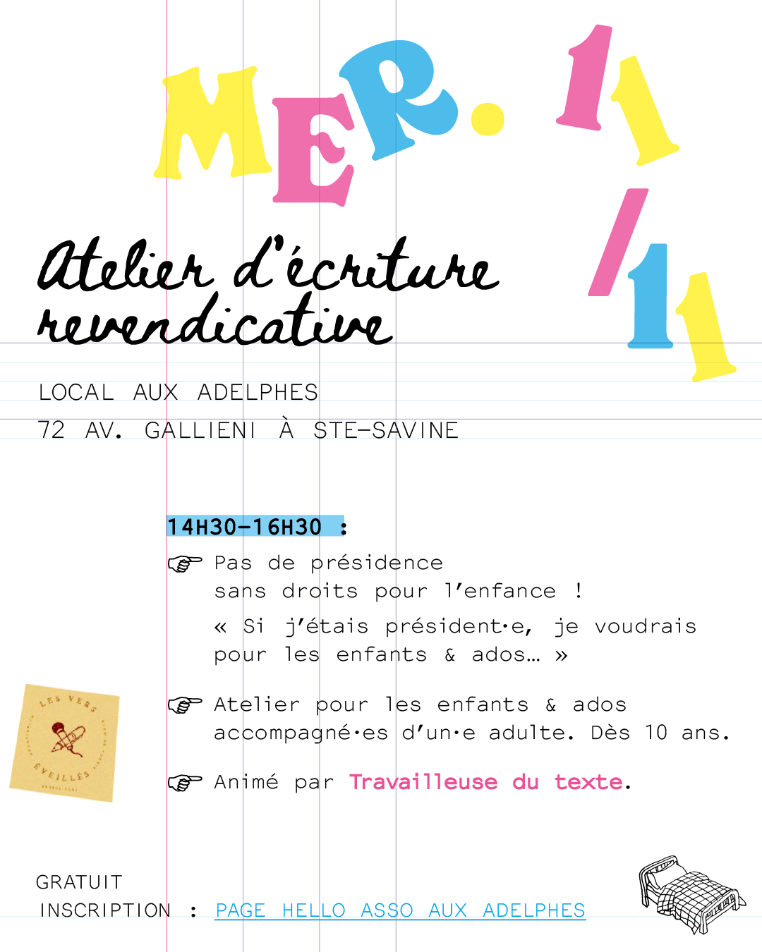 Atelier d’écriture revendicative