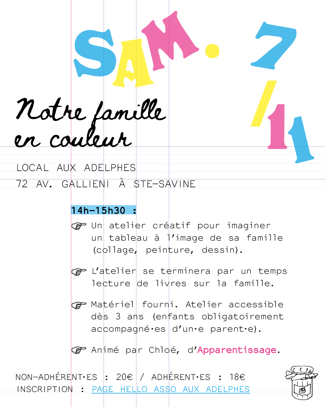 Notre famille en couleur