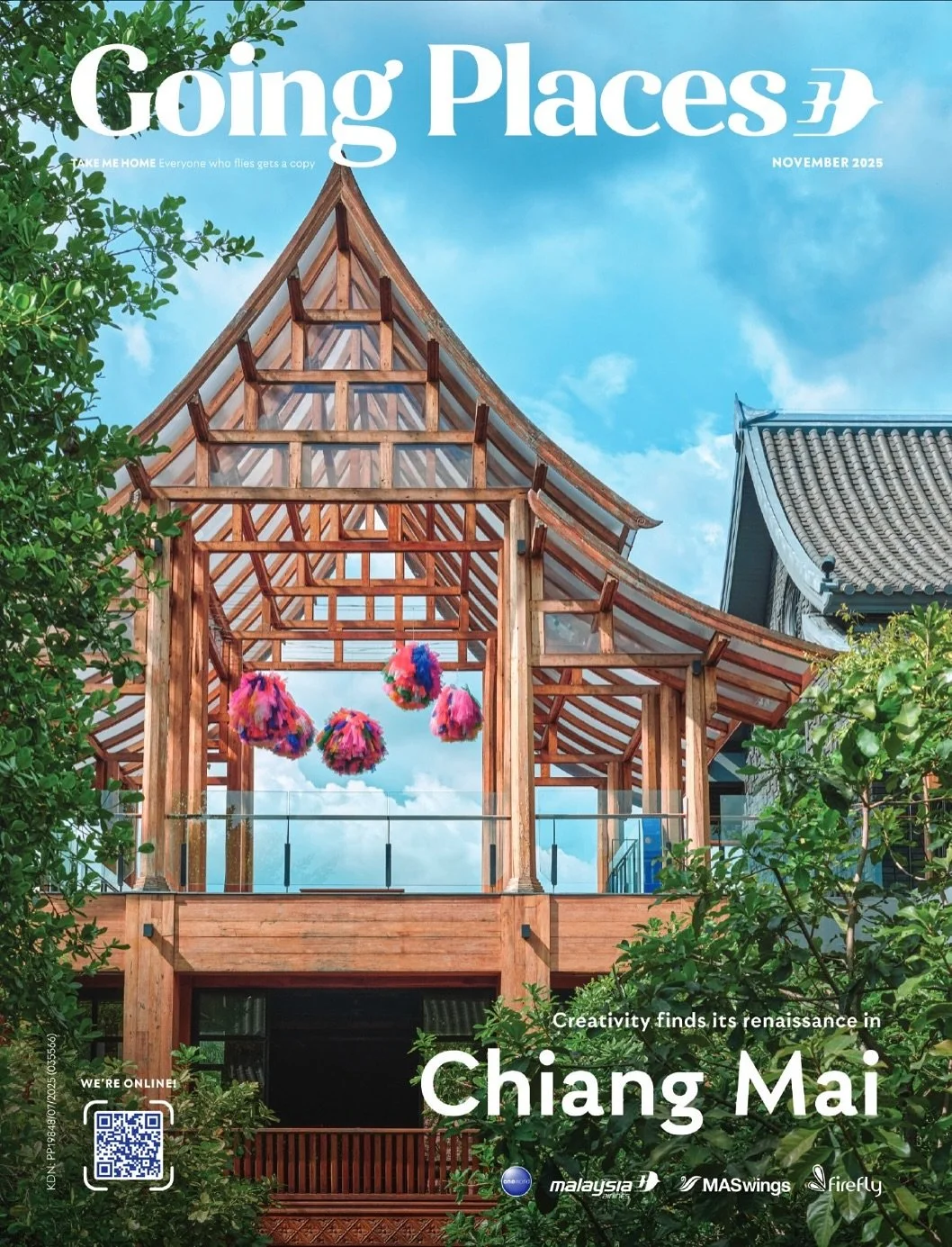 Thank you @malaysiaairlines for thinking of us and sharing stories of our beloved hometown of Chiang Mai with your travelers.

Find us on the cover and featured in @goingplacesmagazine in-flight magazine November issue! ✈️

If you&rsquo;re flying thi