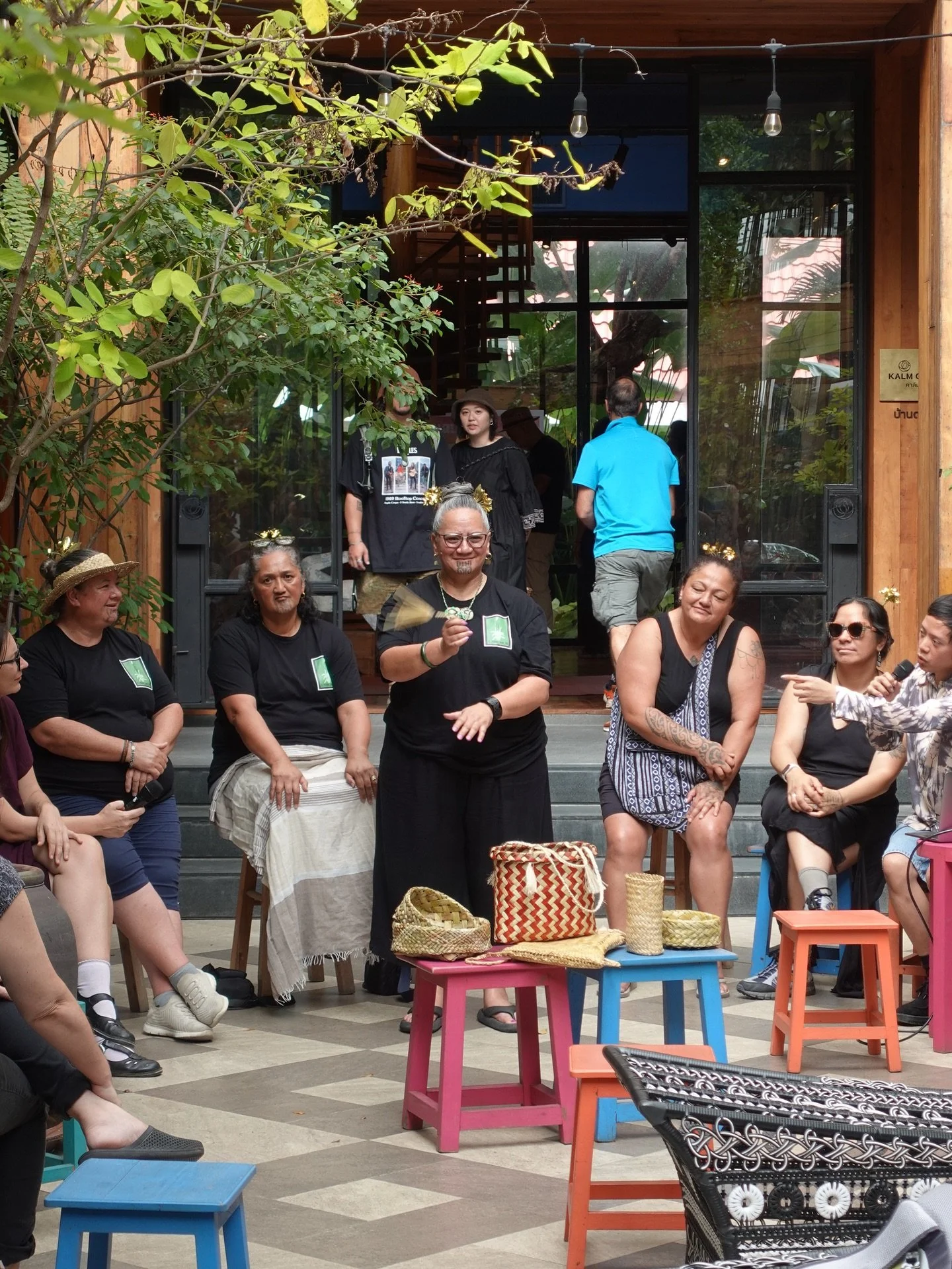Last week felt extra special as we hosted Te Puāwai, a weaving house, home to a collective of Ngāti Whātua Ōrākei kairaranga - Māori weavers from New Zealand, for a heartfelt exchange of craft, culture, and joyful conversation. 

Thank you everyone f