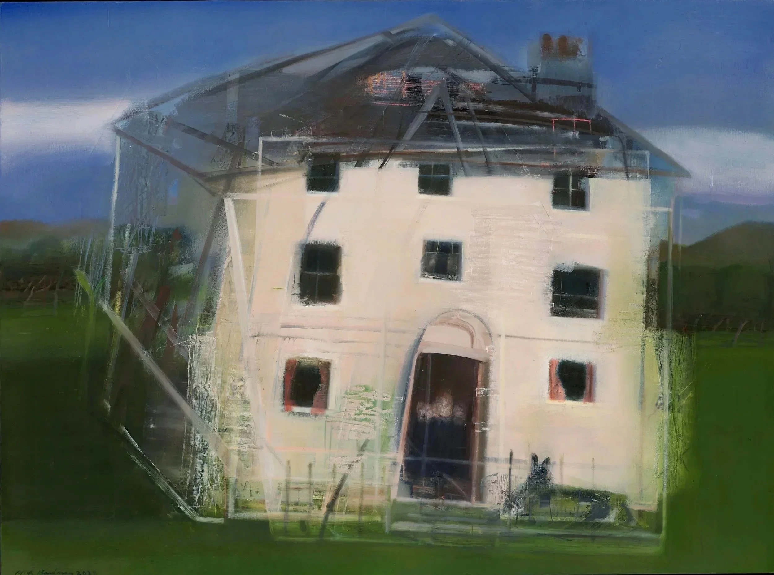 House on green