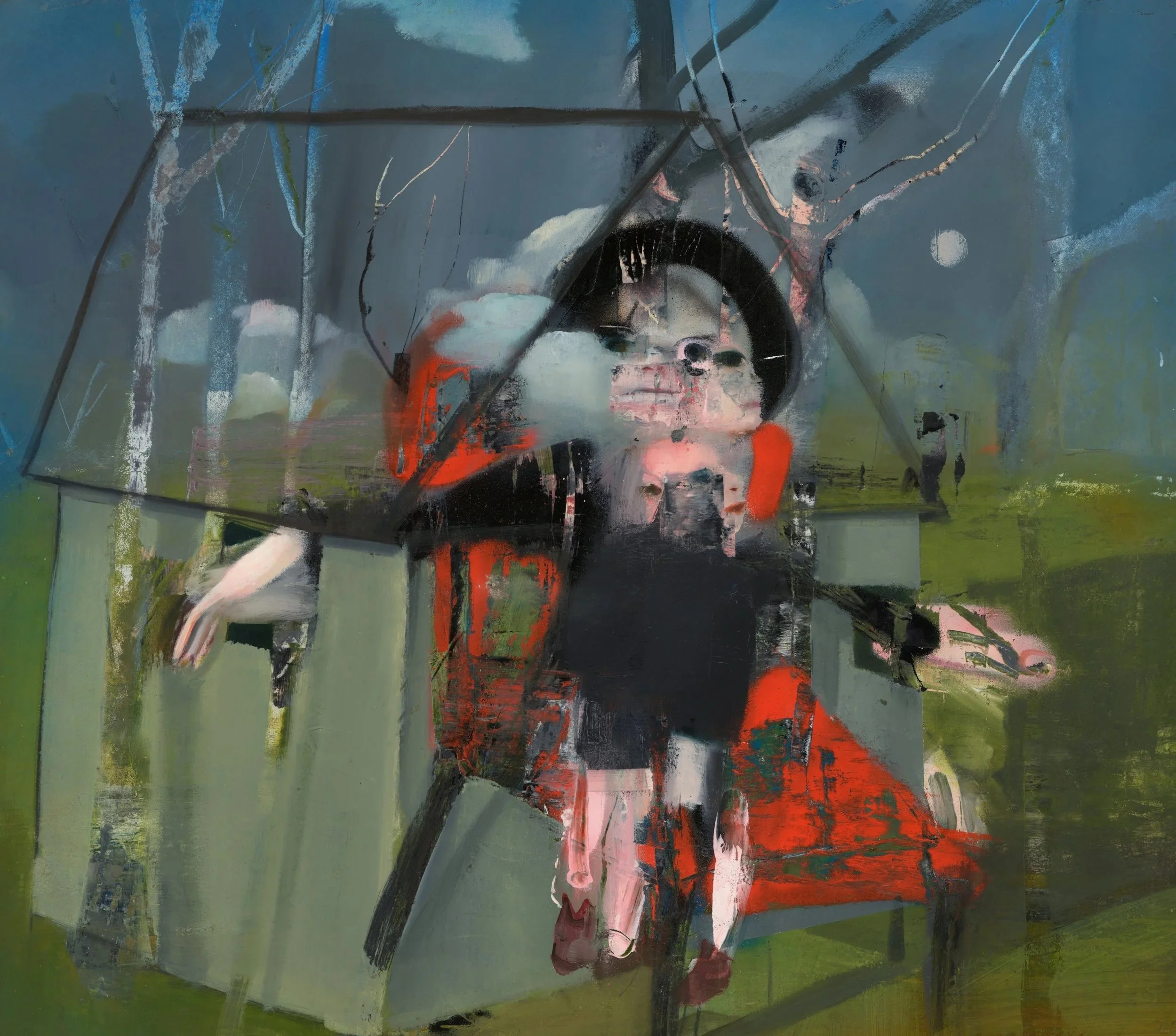 We Fly Tonight

(61cm x 52cm) - Oil & Spray Paint on paper coated board. No longer available 