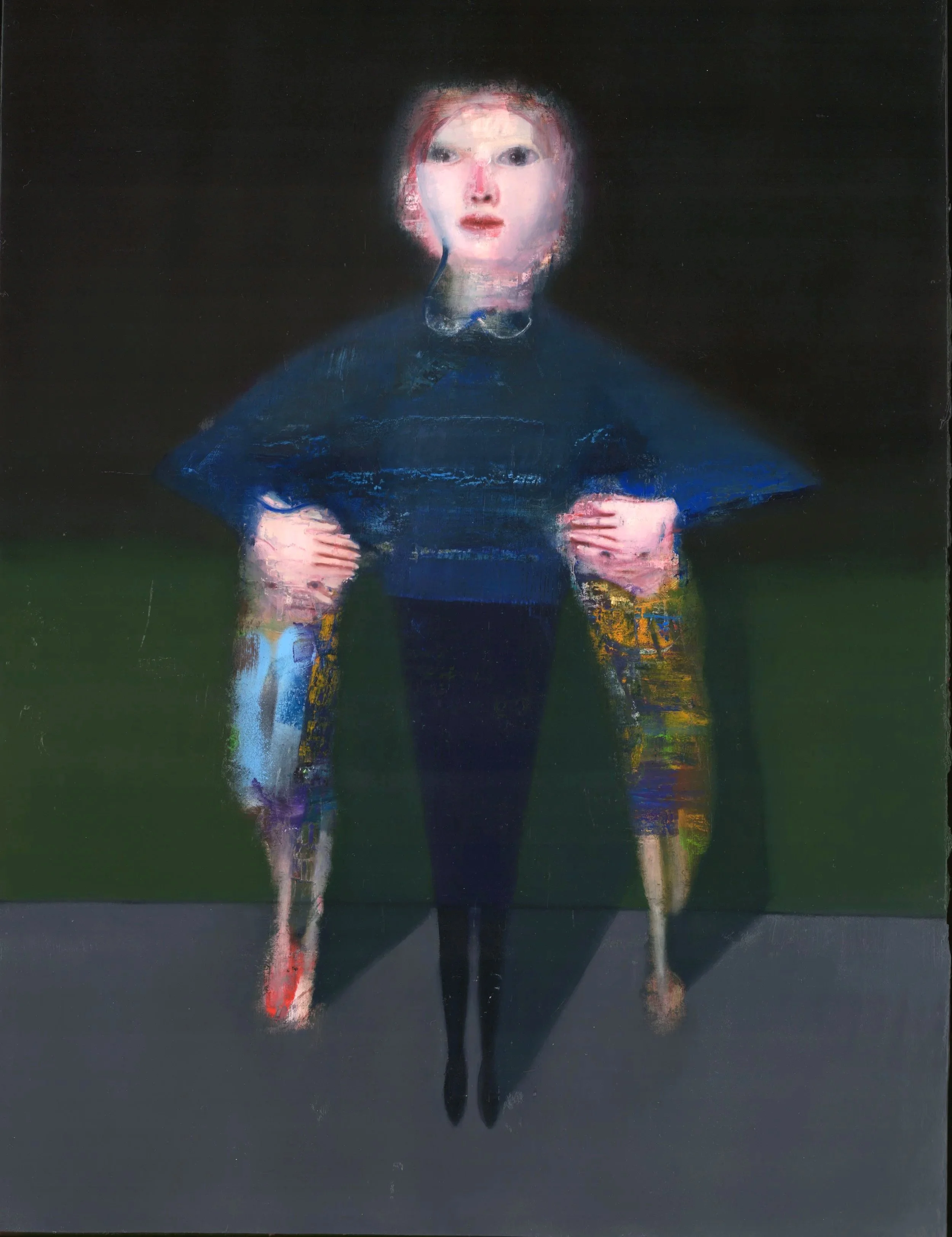 Adult (80.5cm x 60.5cm)
Oil & Spray paint on board.