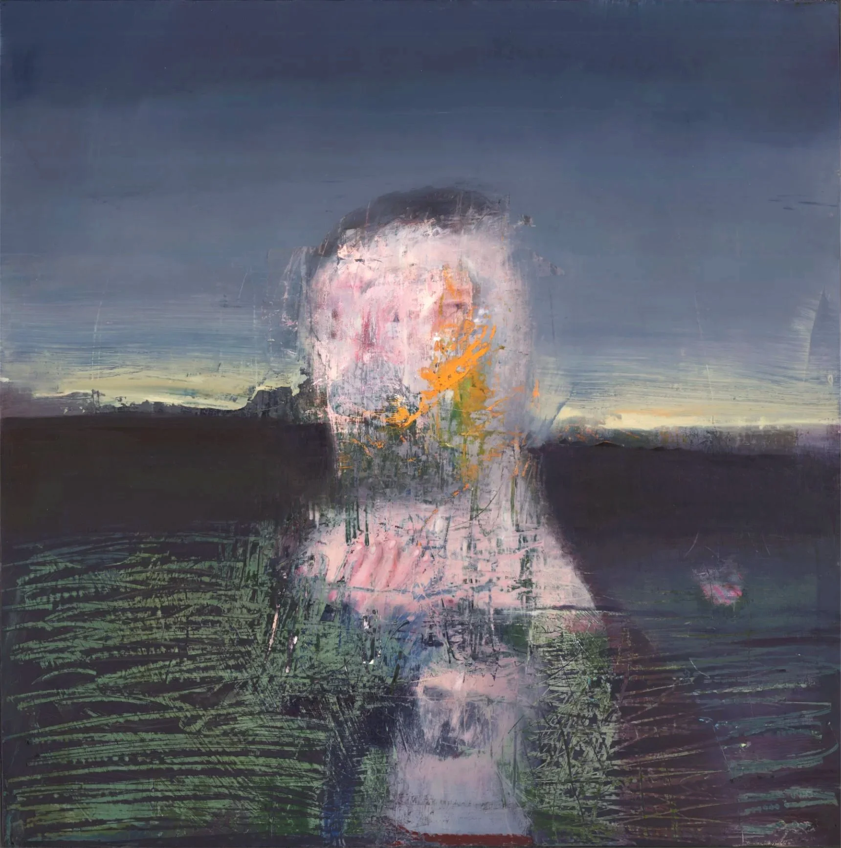 Going in Getting out (60cm x 60cm) Oil on board