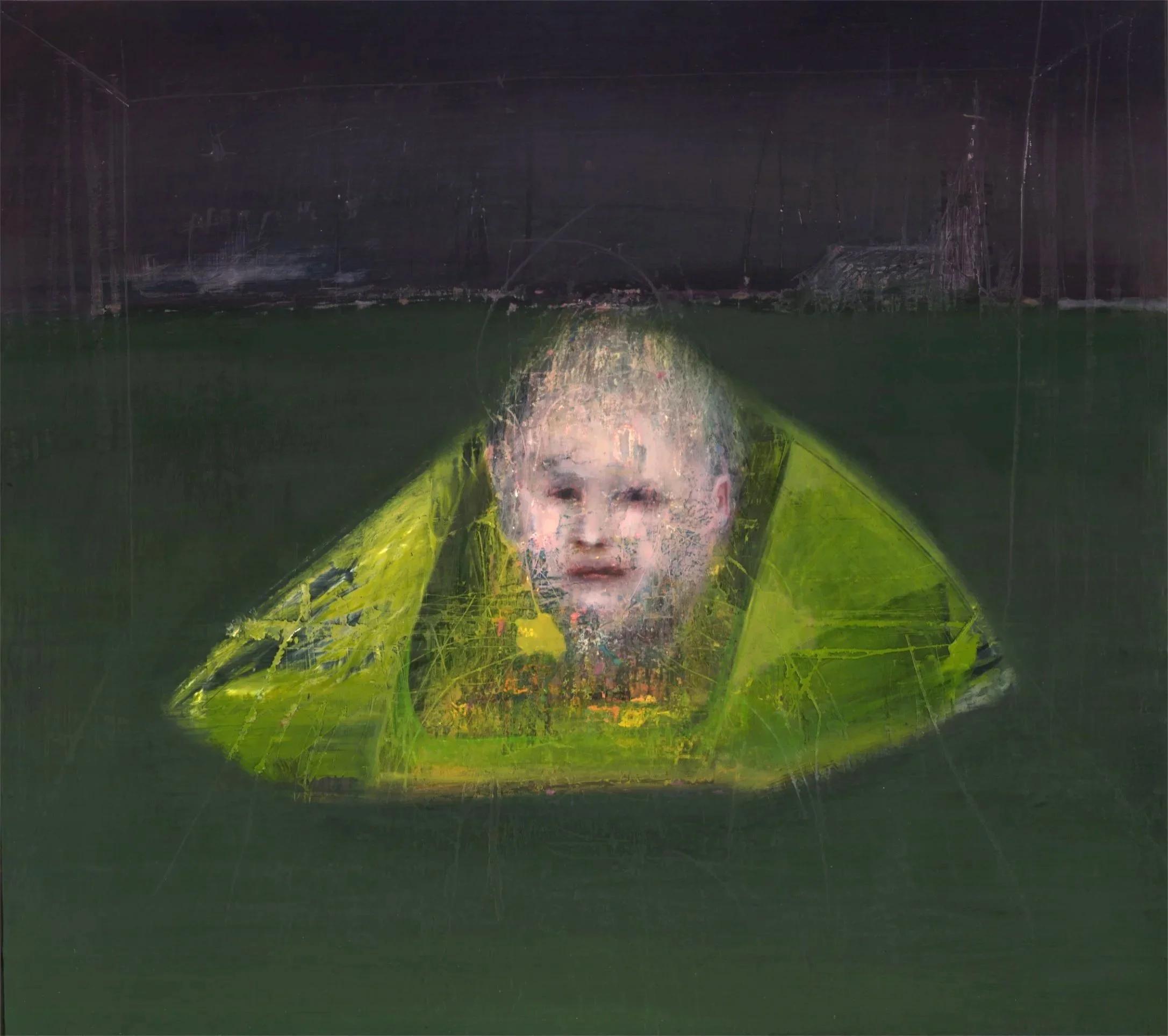 Gem ( 76cm x 68cm) Oil on board