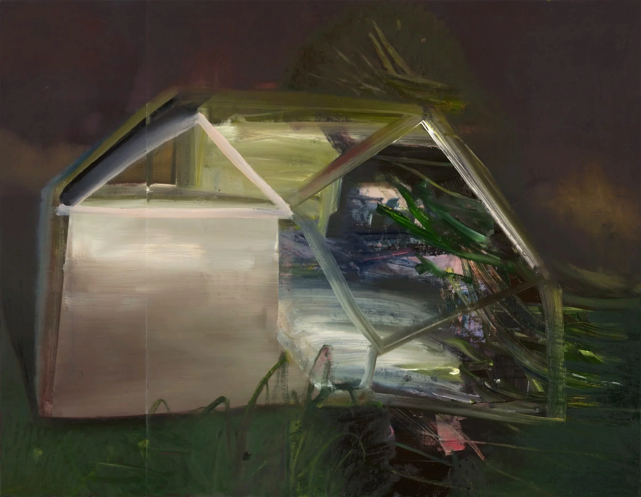 Fragile boundary ( 61cm x 79cm) Oil on board