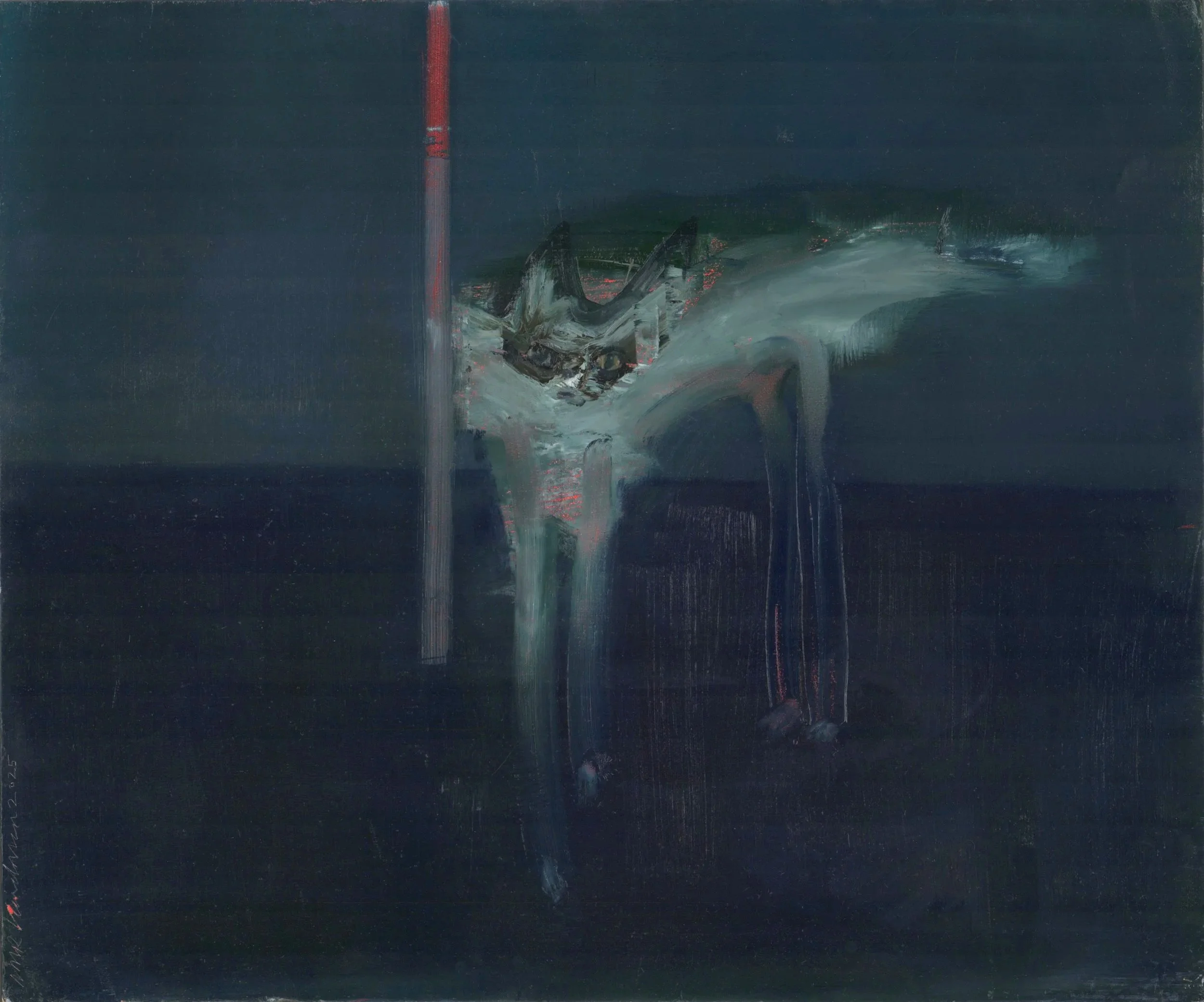 Night Club (51cm x 42.5cm) oil on board. No longer available 