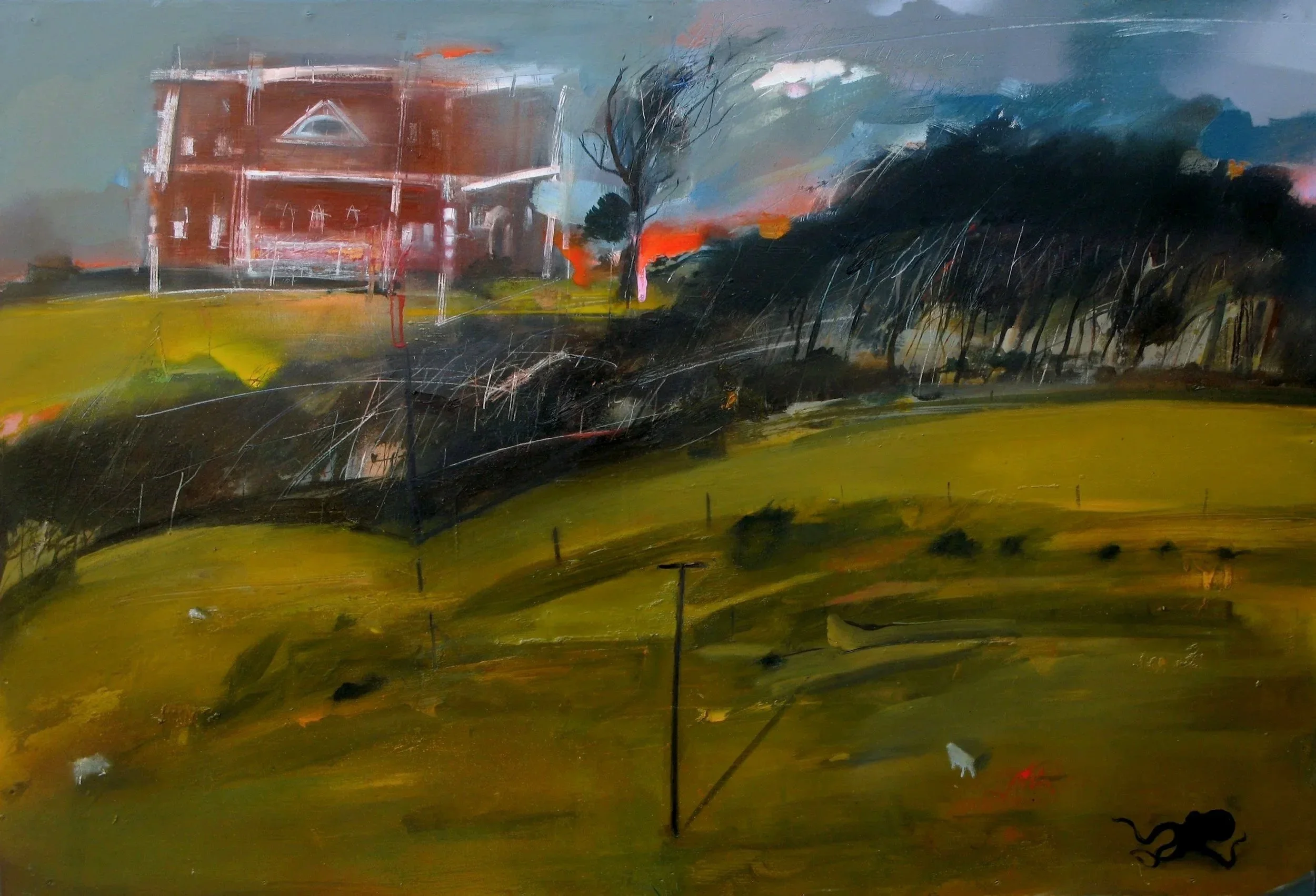 LEASAM HOUSE

(30cm x 45cm) - Oil & Spray Paint on board. No longer available 