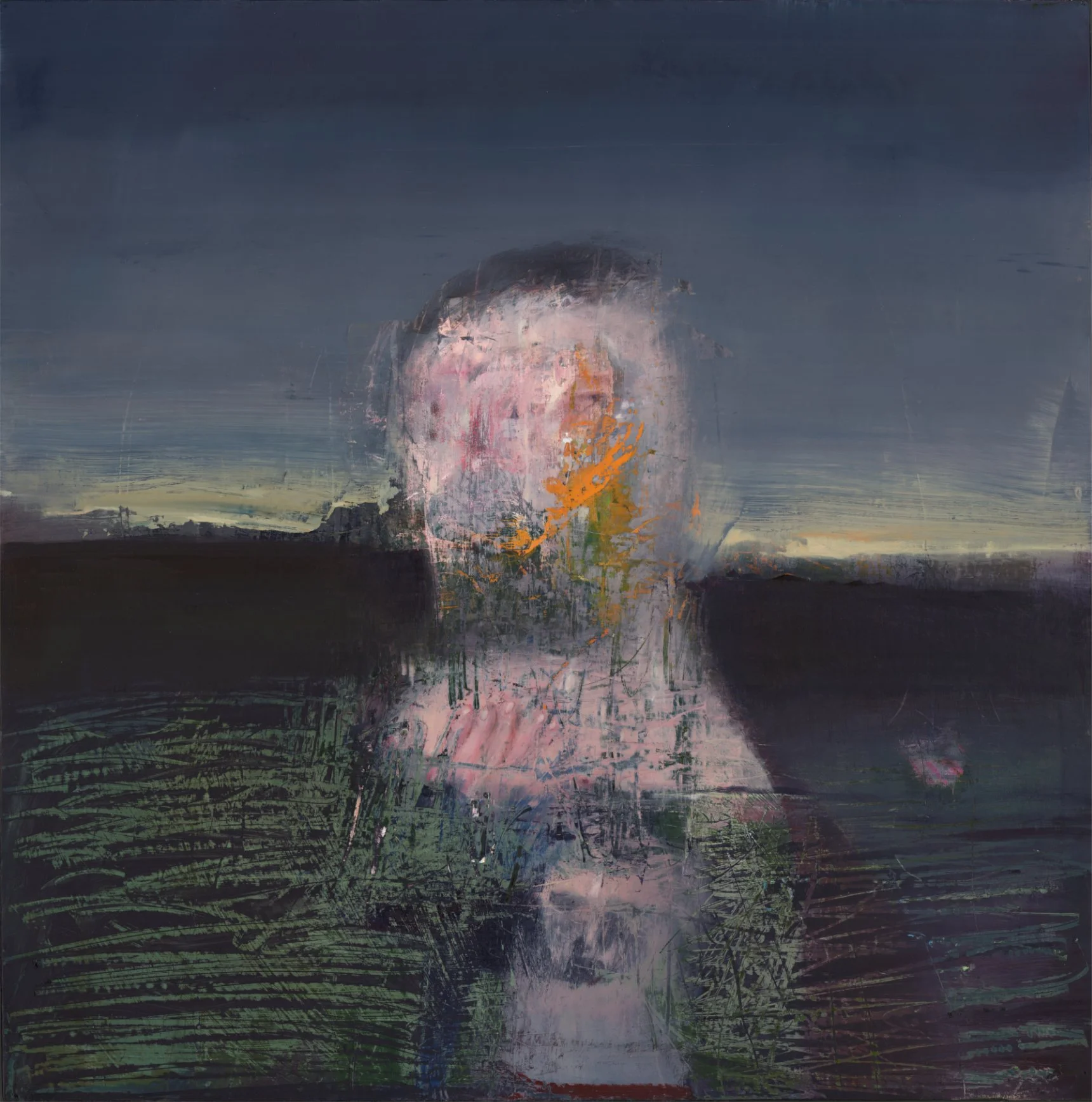 Going in Getting out (60cm x 60cm) Oil on board