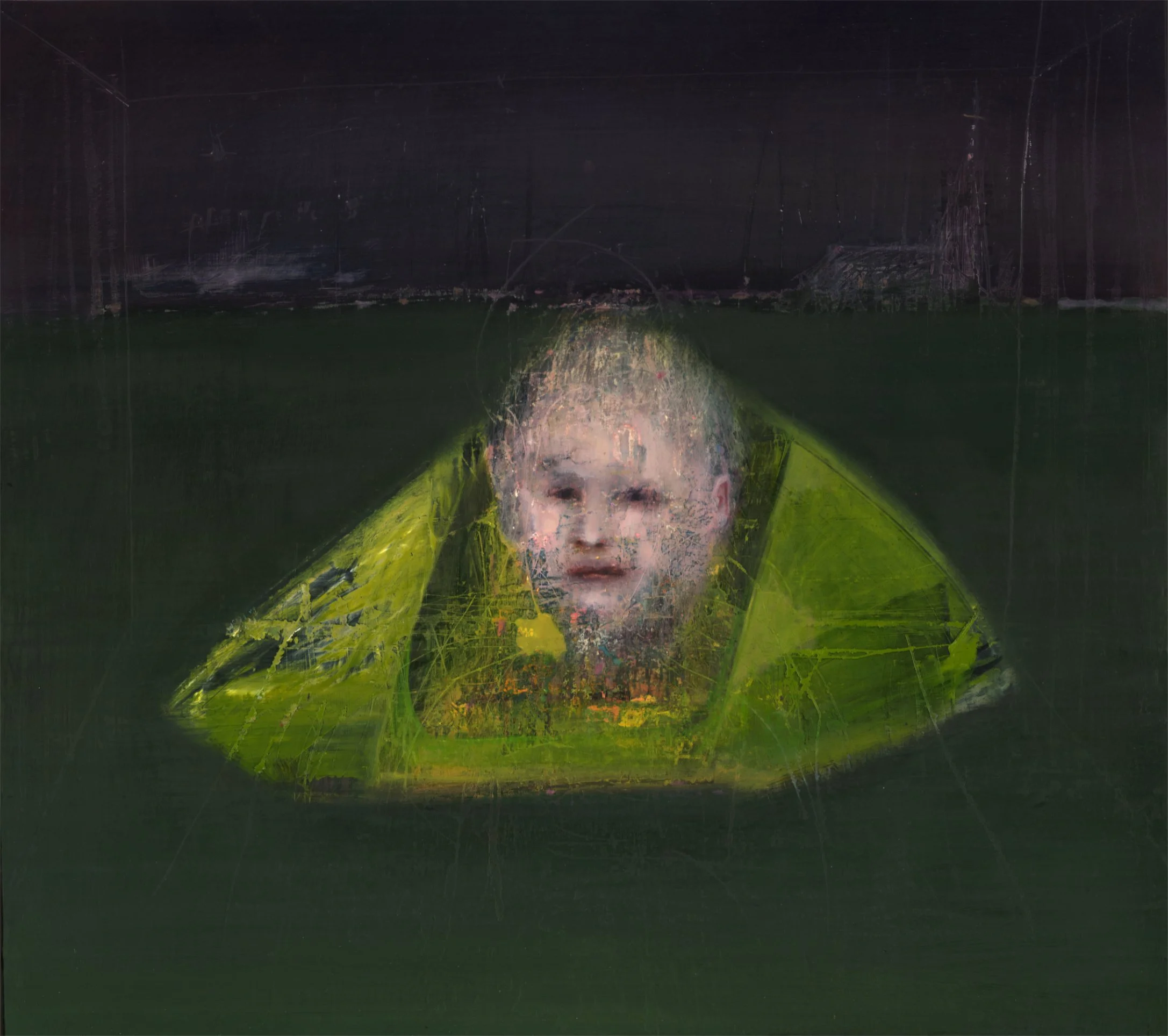 Gem ( 76cm x 68cm) Oil on board